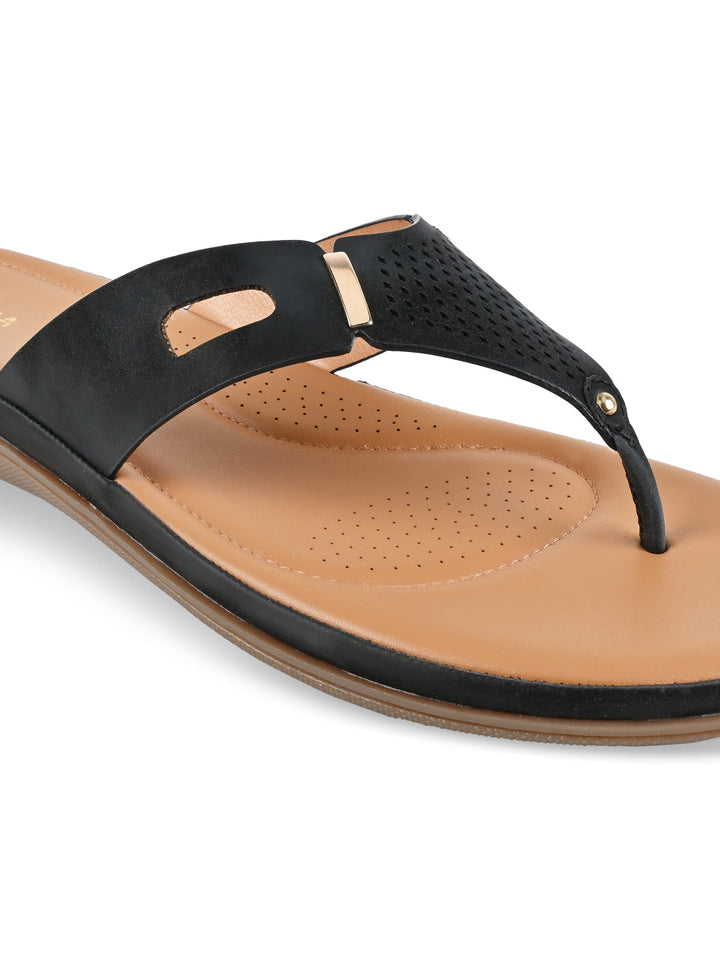 Rocia By Regal Black Women Casual Comfort Flats