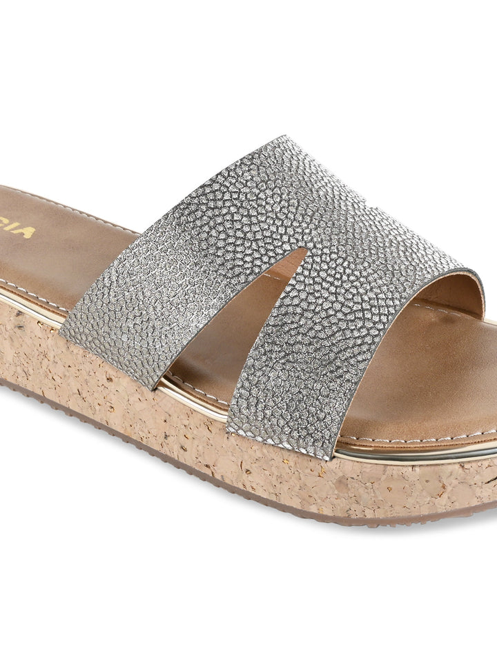 Rocia By Regal Antique Gold Women Casual Sandal