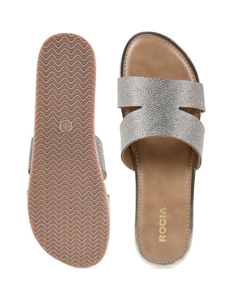 Rocia By Regal Antique Gold Women Casual Sandal