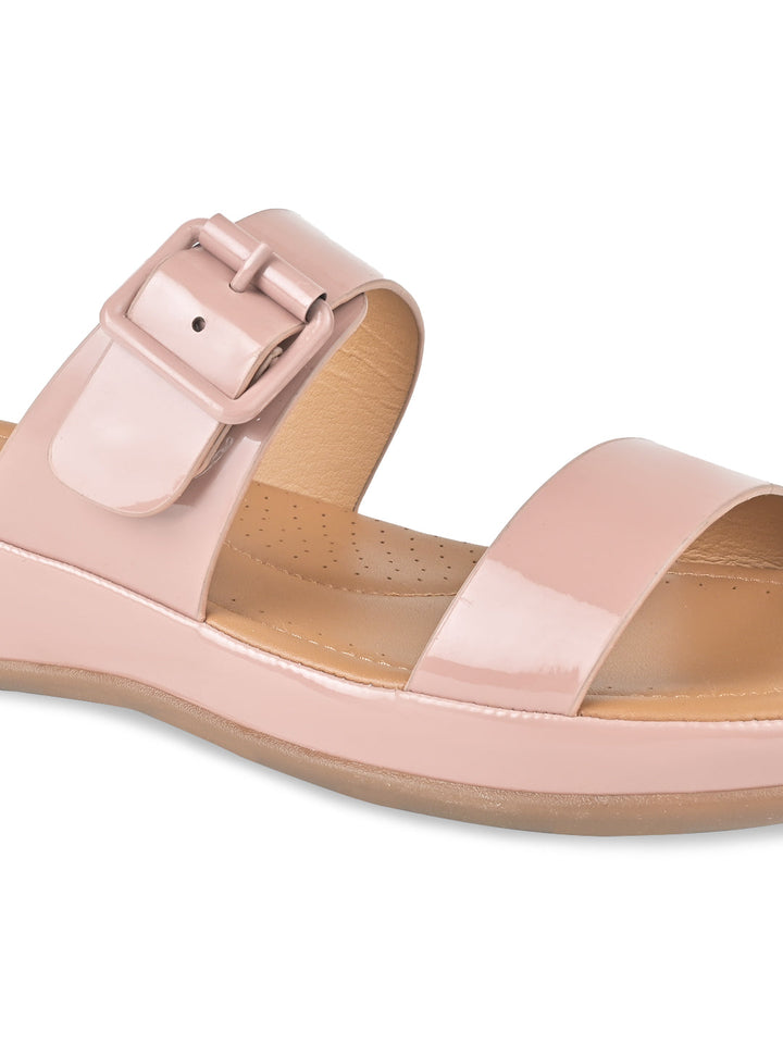 Rocia By Regal Pink Women Patent Casual Flats