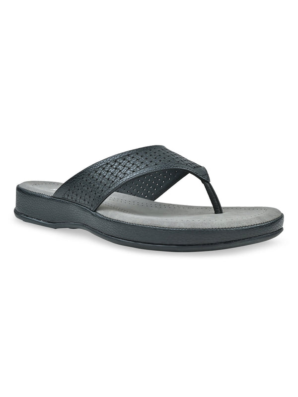 Rocia By Regal Black Women Laser Cut Flats