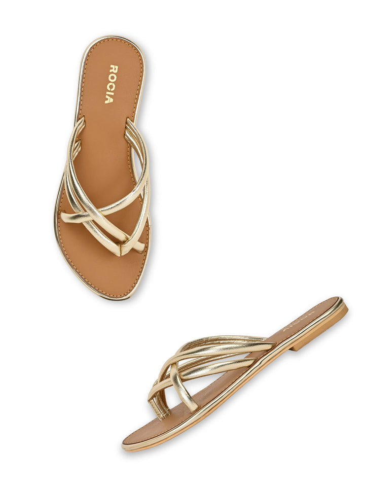 Rocia By Regal Gold Women Casual Flats