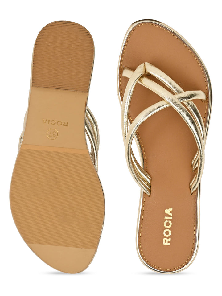Rocia By Regal Gold Women Casual Flats