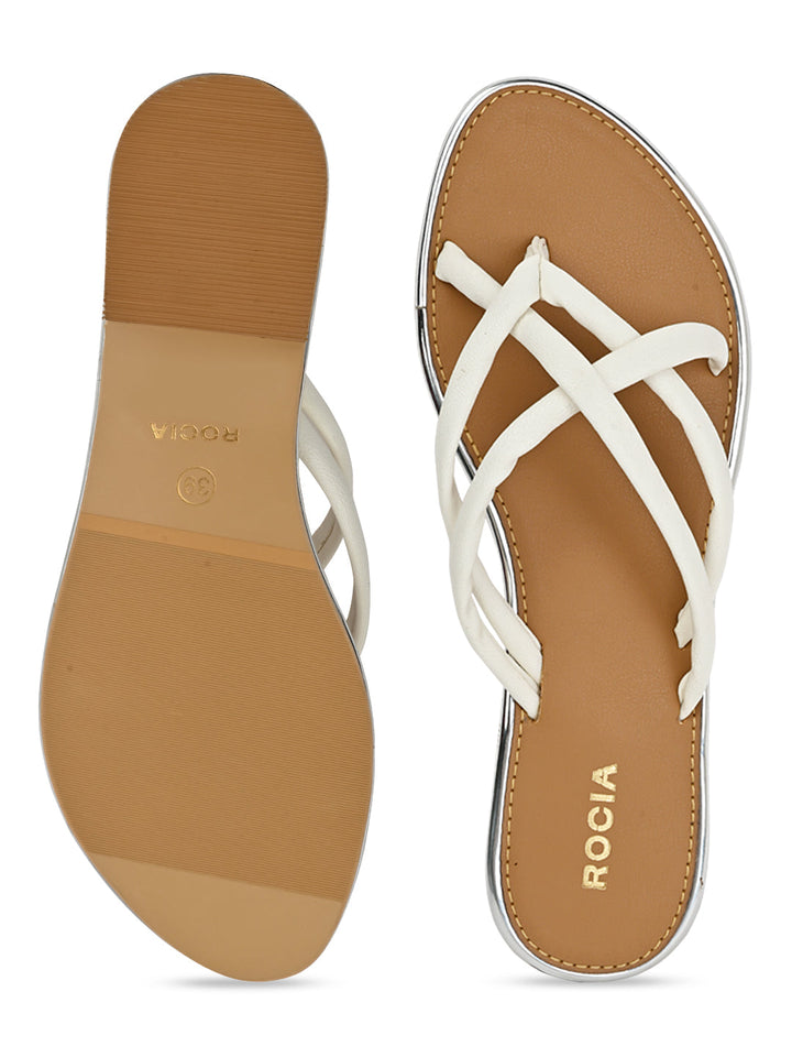 Rocia By Regal White Women Casual Flats