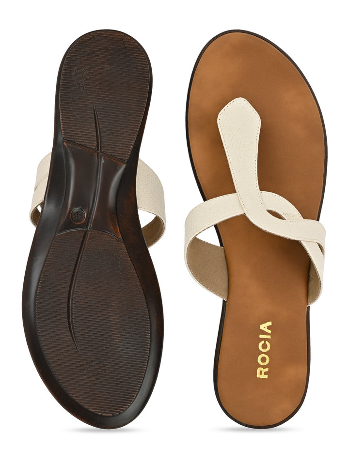 Rocia By Regal Beige Women Casual Flats