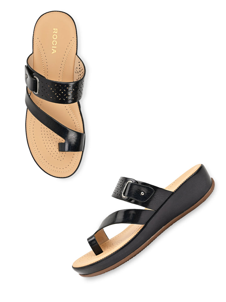 Rocia By Regal Black Women Comfort Casual Flats