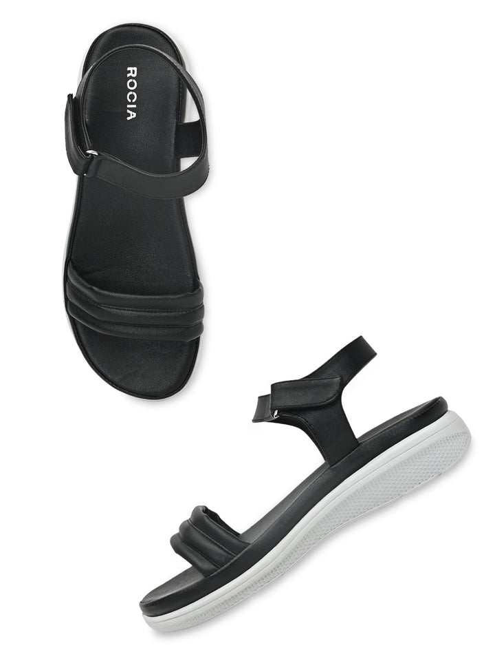 Rocia By Regal Black Women Casual Sandals
