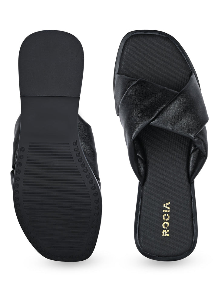 Rocia By Regal Black Women Casual Comfortable Flats