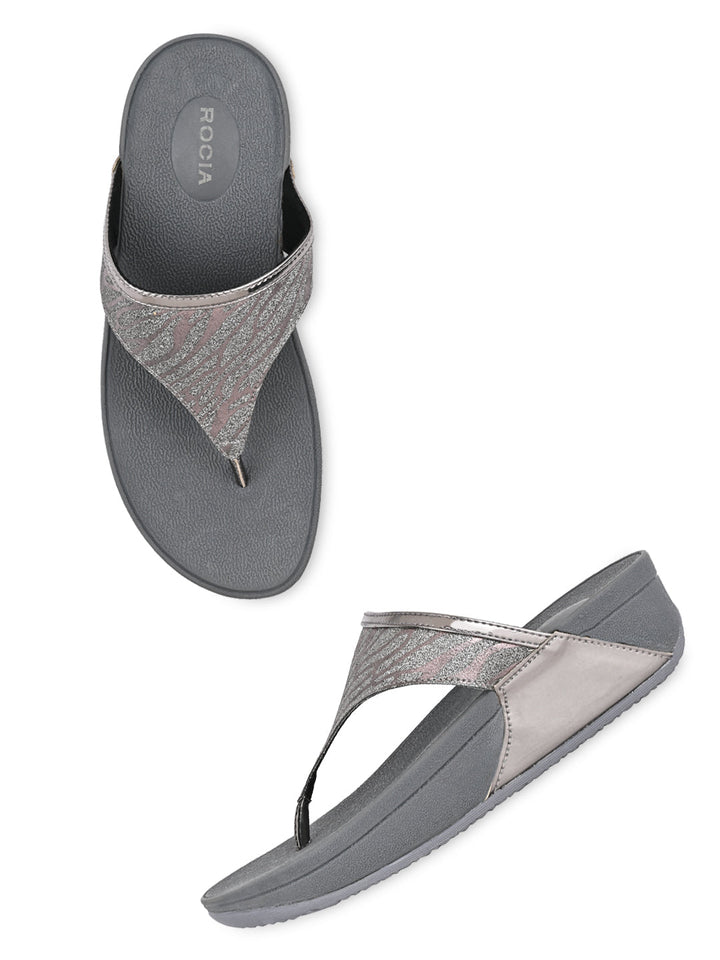 Rocia By Regal Gun Metal Women Casual Flats