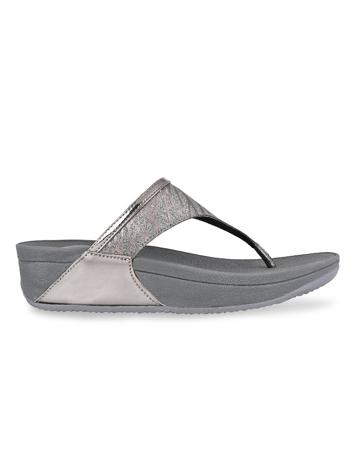 Rocia By Regal Gun Metal Women Casual Flats