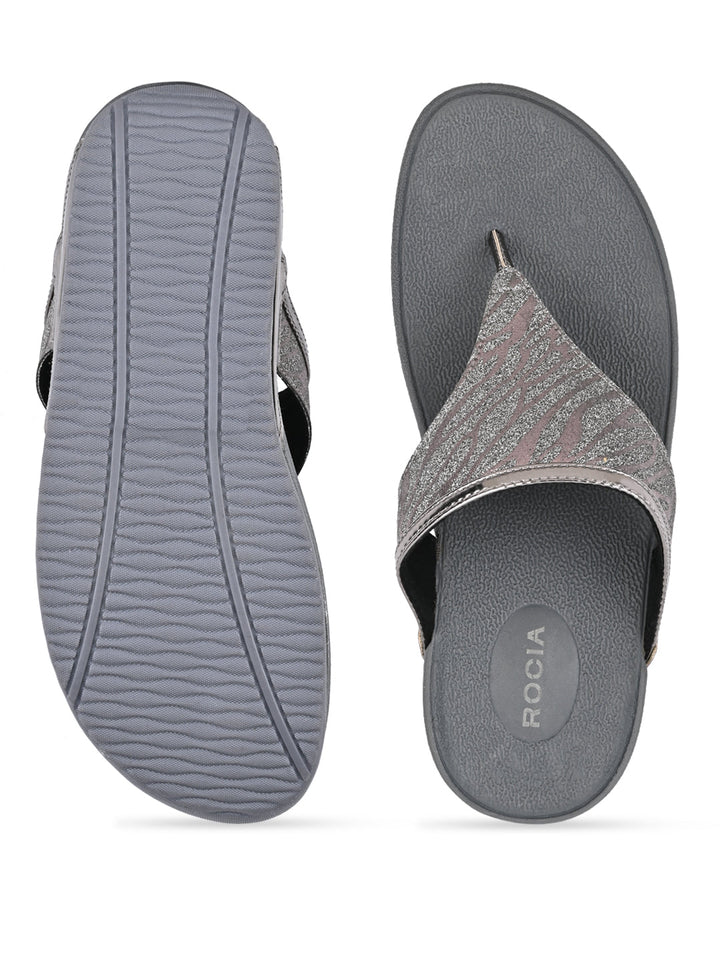 Rocia By Regal Gun Metal Women Casual Flats