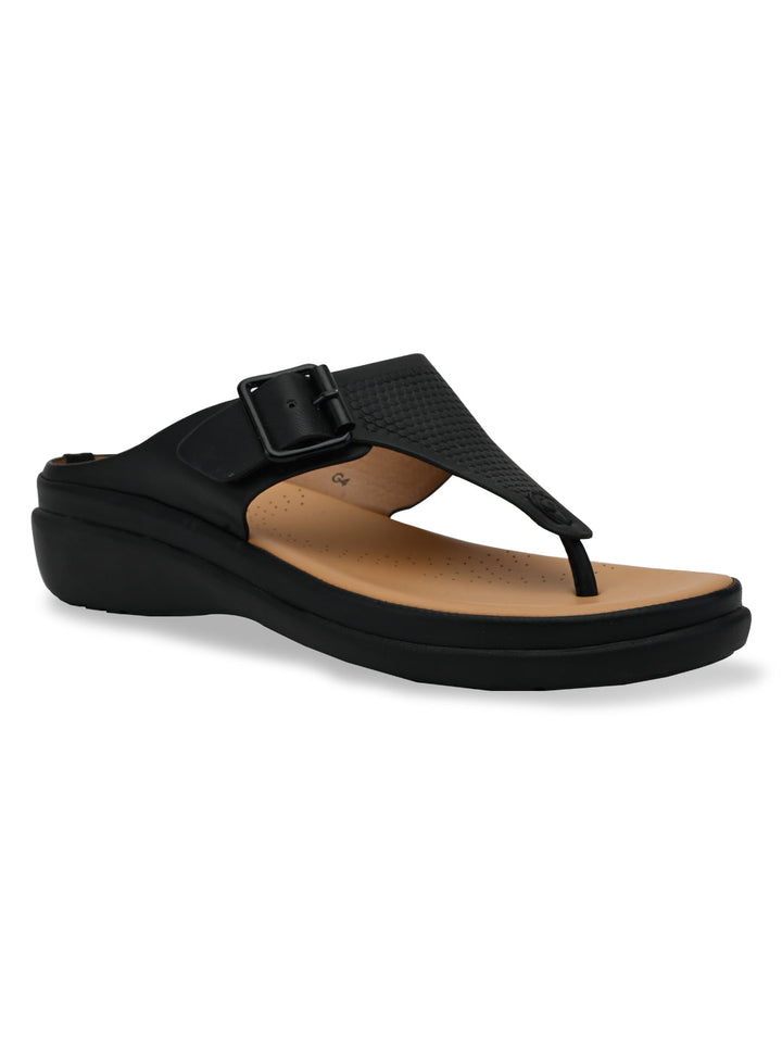 Rocia By Regal Black Women Casual Comfort Flats