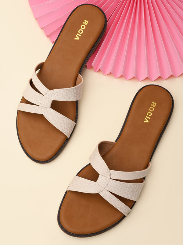 Rocia By Regal Beige Women Casual Flats