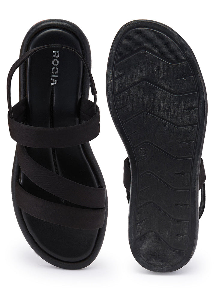 Women Zig Zag Strappy Flats