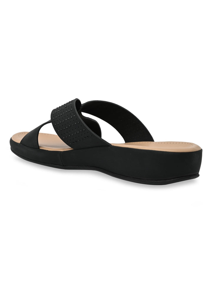 Rocia By Regal Black Women Casual Comfort Flats