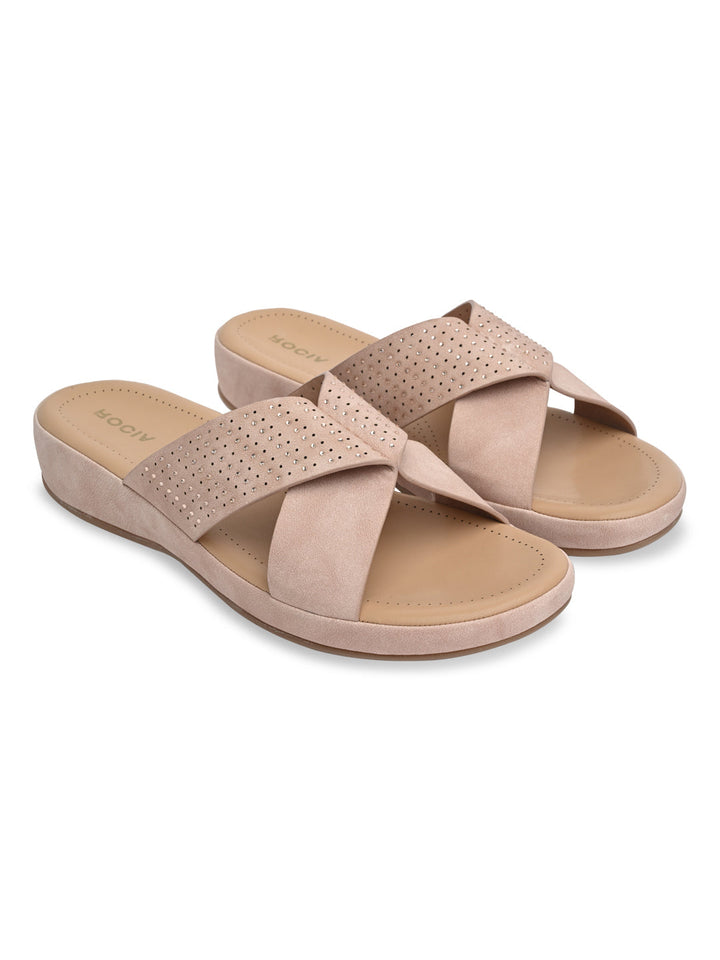 Rocia By Regal Pink Women Casual Comfort Flats