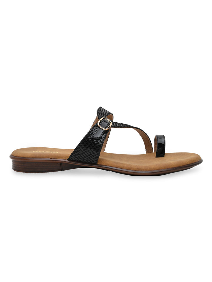 Rocia By Regal Black Women Flats