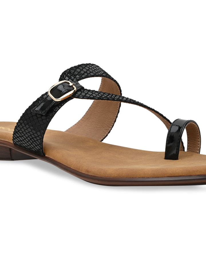 Rocia By Regal Black Women Flats