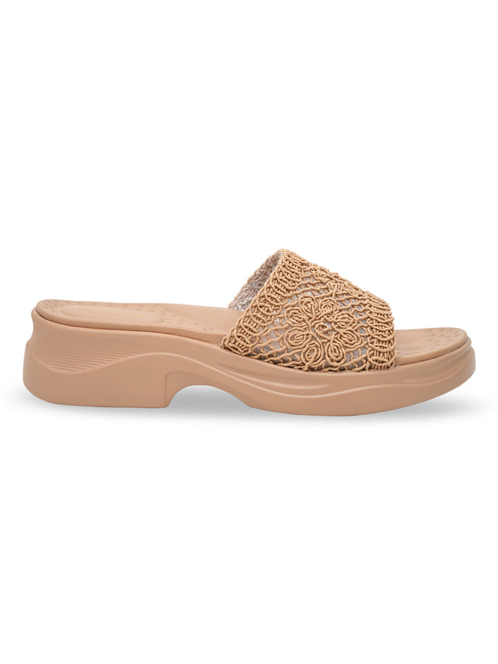 Rocia By Regal Beige Women Casual Funky Flats