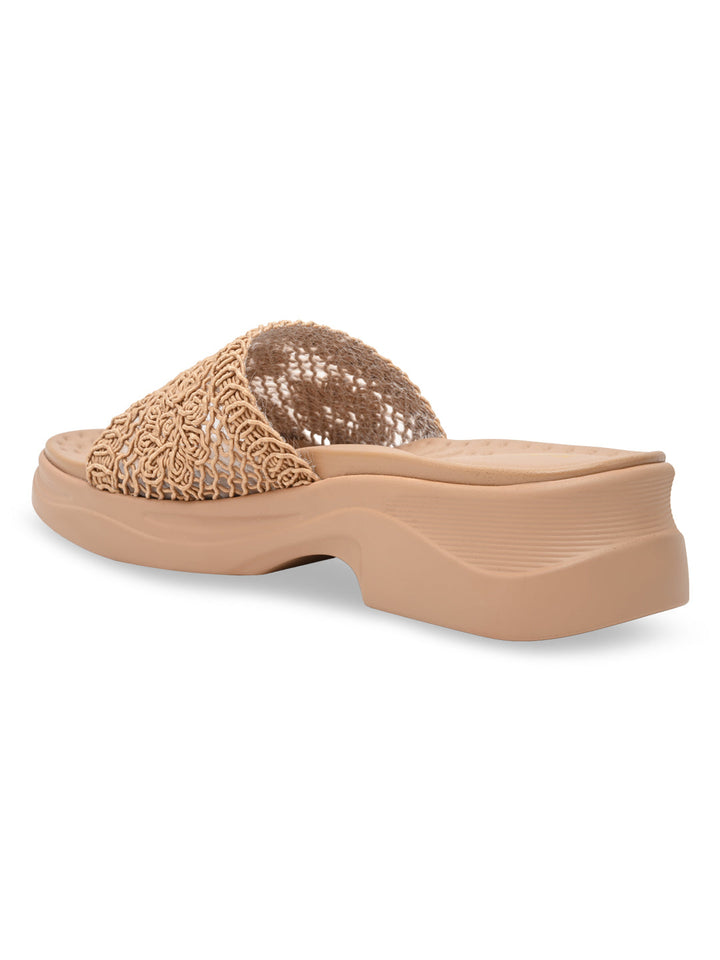 Rocia By Regal Beige Women Casual Funky Flats