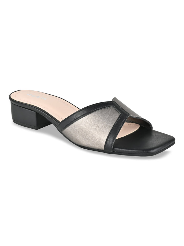 Rocia By Regal Black Women Slip On Sandals