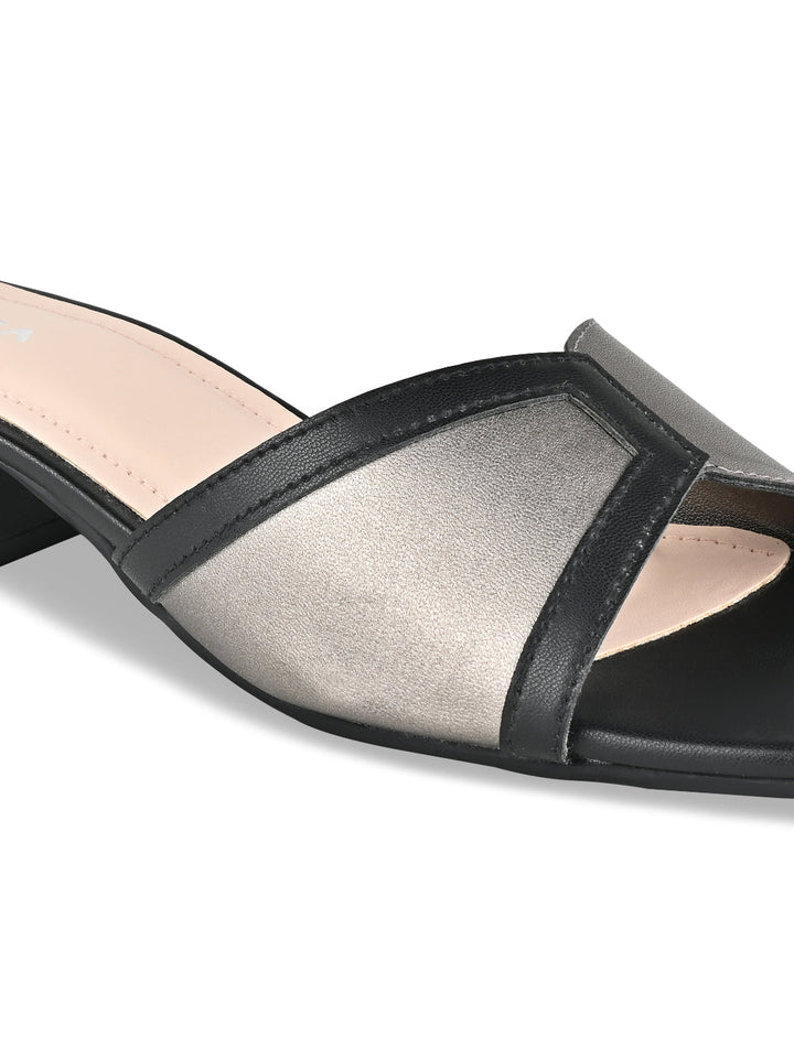 Rocia By Regal Black Women Slip On Sandals