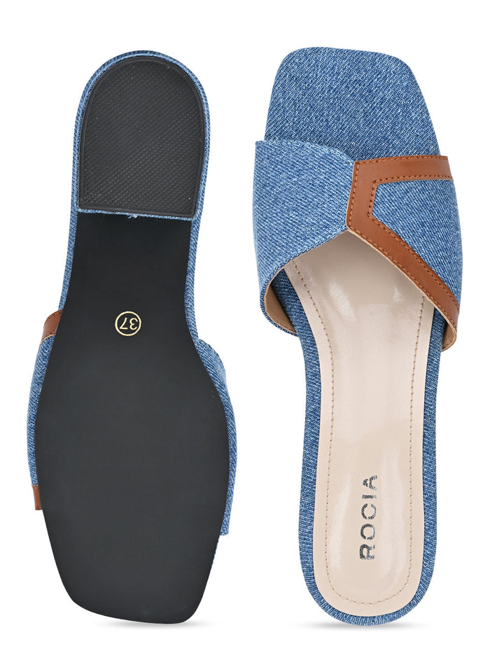 Rocia By Regal Beige Women Slip On Sandals