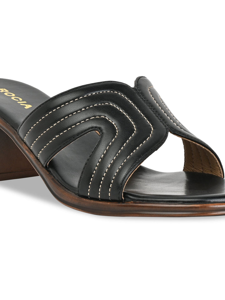 Rocia By Regal Black Women Block Heel Sandals
