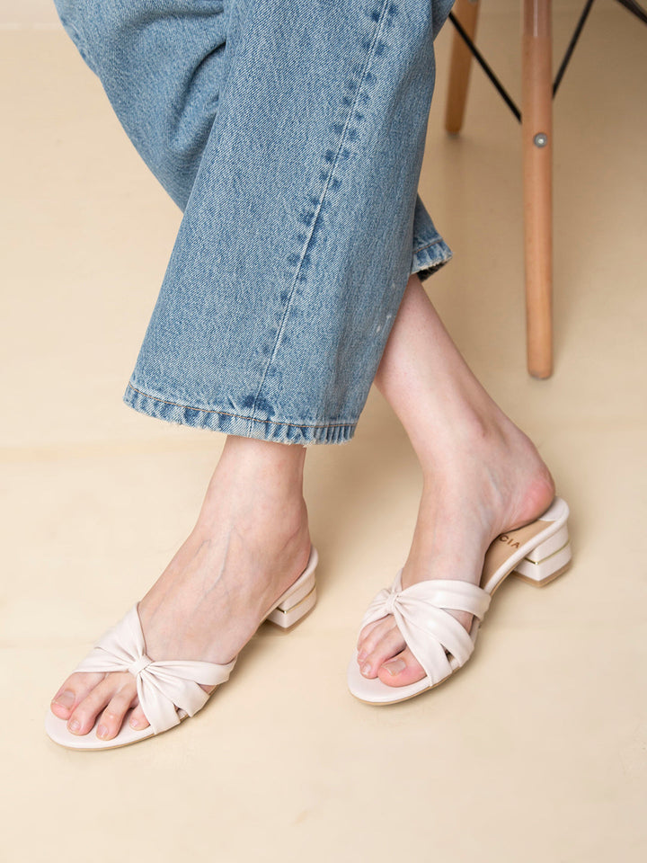 Rocia By Regal Beige Women Knotted Classic Sandals