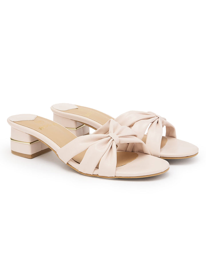 Rocia By Regal Beige Women Knotted Classic Sandals