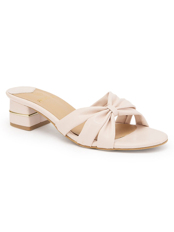 Rocia By Regal Beige Women Knotted Classic Sandals