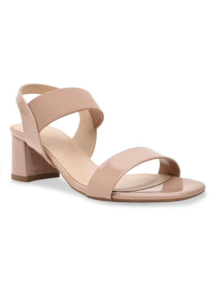 Rocia By Regal Nude Women Classic Patent Sandals