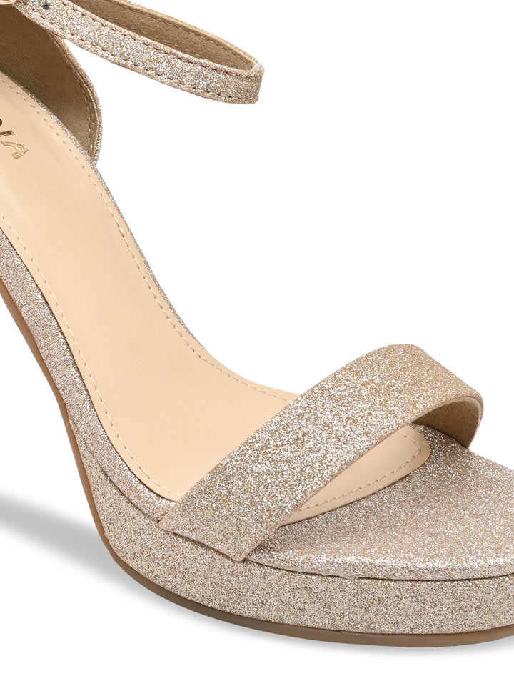Rocia By Regal Gold Women Party Stilettos