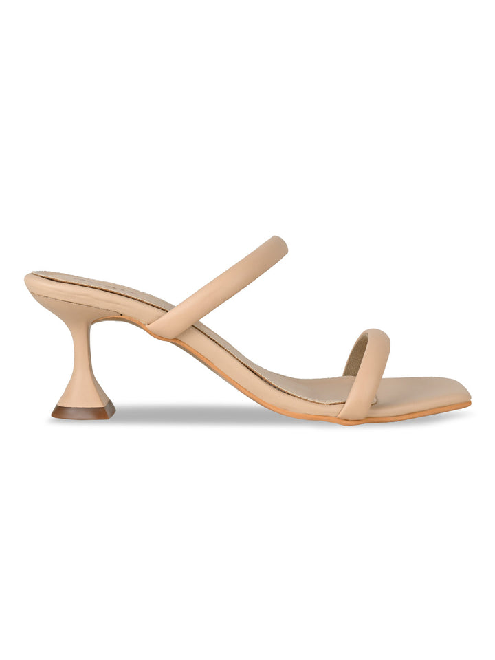 Rocia By Regal Beige Women Strappy Stilettos