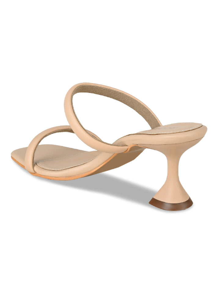 Rocia By Regal Beige Women Strappy Stilettos