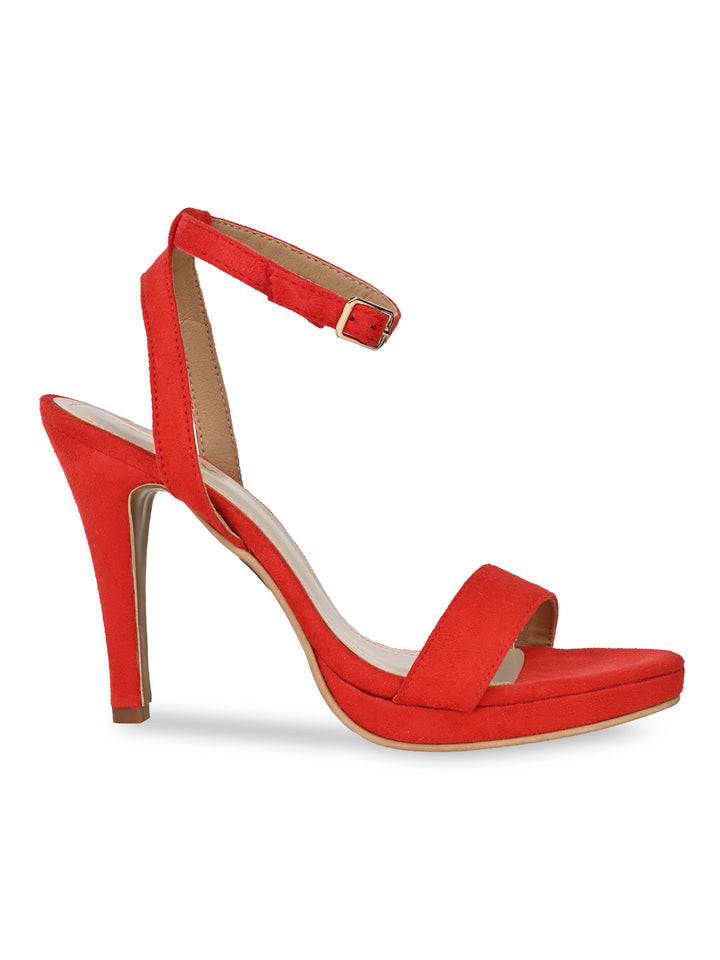 Rocia By Regal Red Women High Heel Stilettos