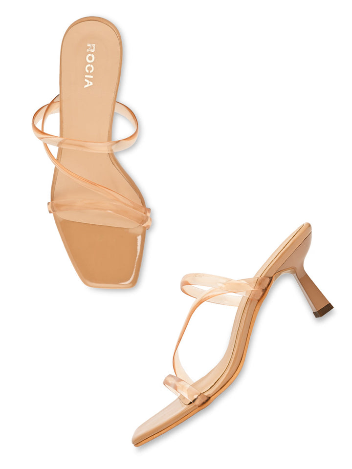 Rocia By Regal Beige Women Funky Zig-Zag Stilettos