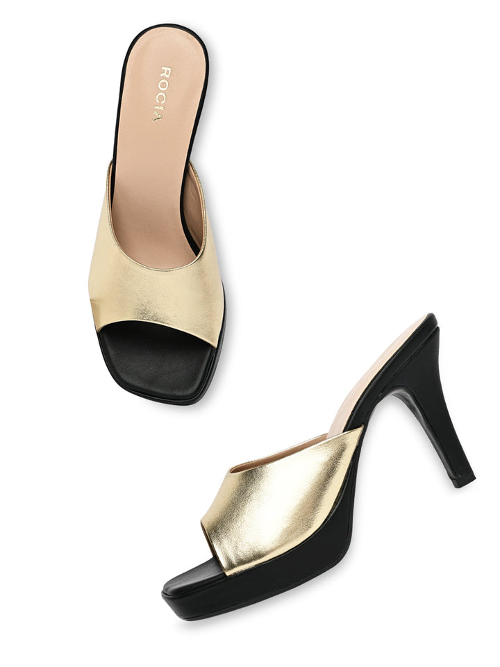 Rocia By Regal Gold Women High Heel Stiletto