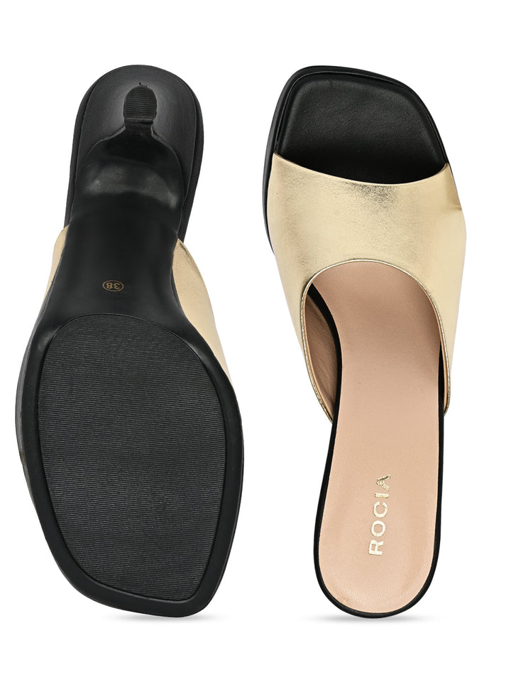 Rocia By Regal Gold Women High Heel Stiletto