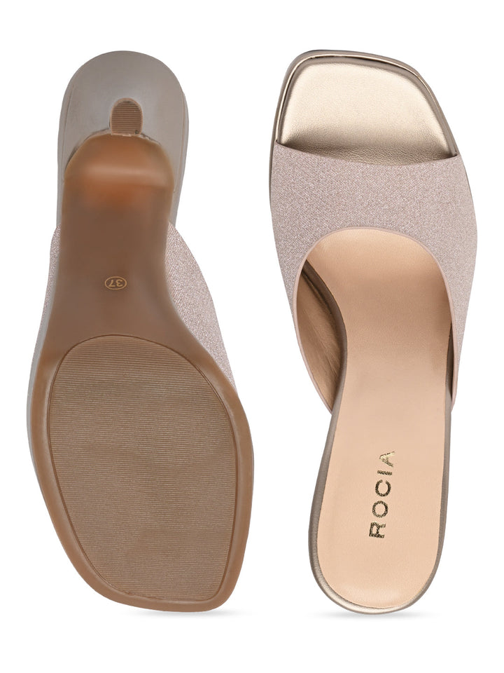 Rocia By Regal Rose Gold Women High Heel Stiletto