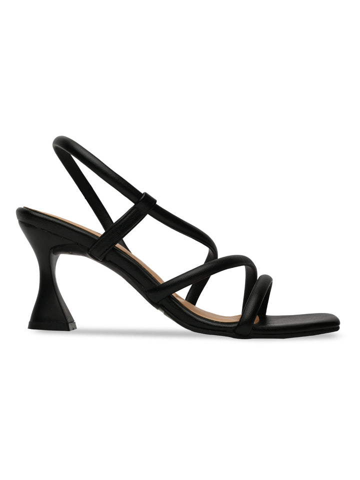 Rocia By Regal Black Women Strappy Stilettos