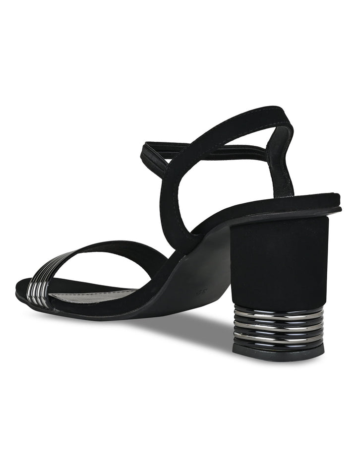 Rocia By Regal Black Women Block Heel Sandals