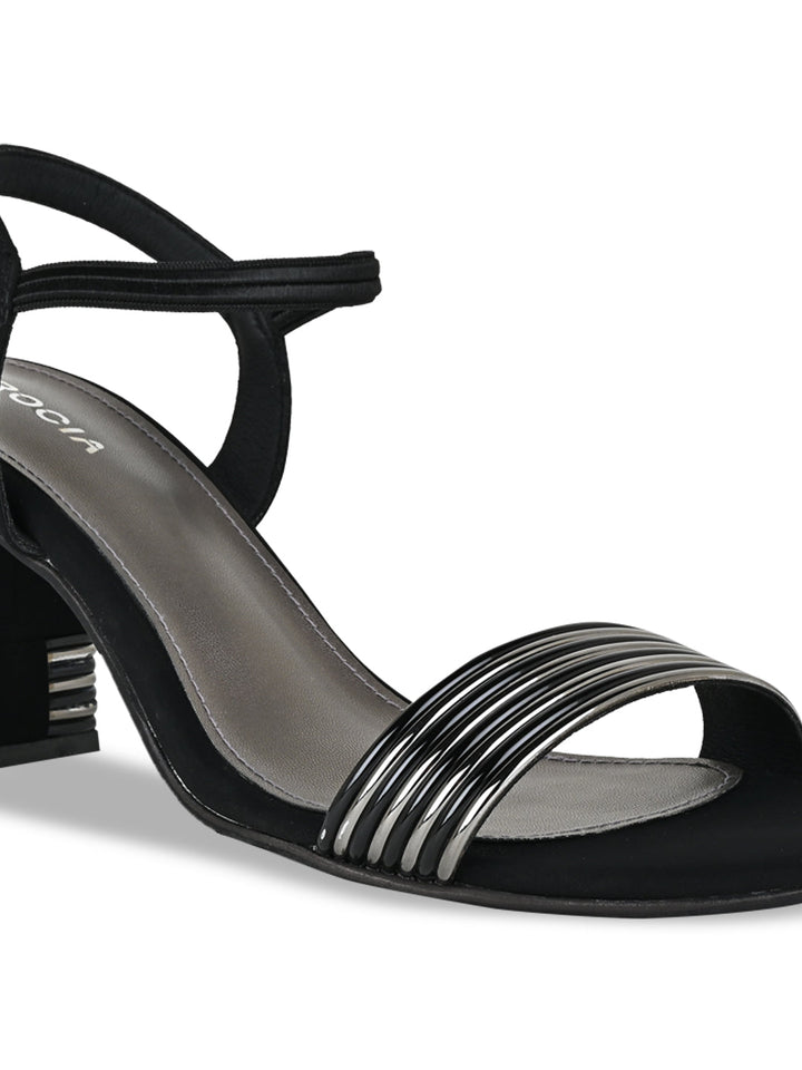 Rocia By Regal Black Women Block Heel Sandals