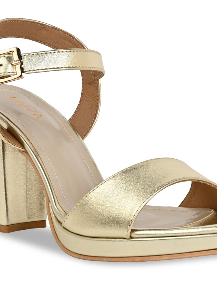Rocia By Regal Gold Women Casual Stilettos