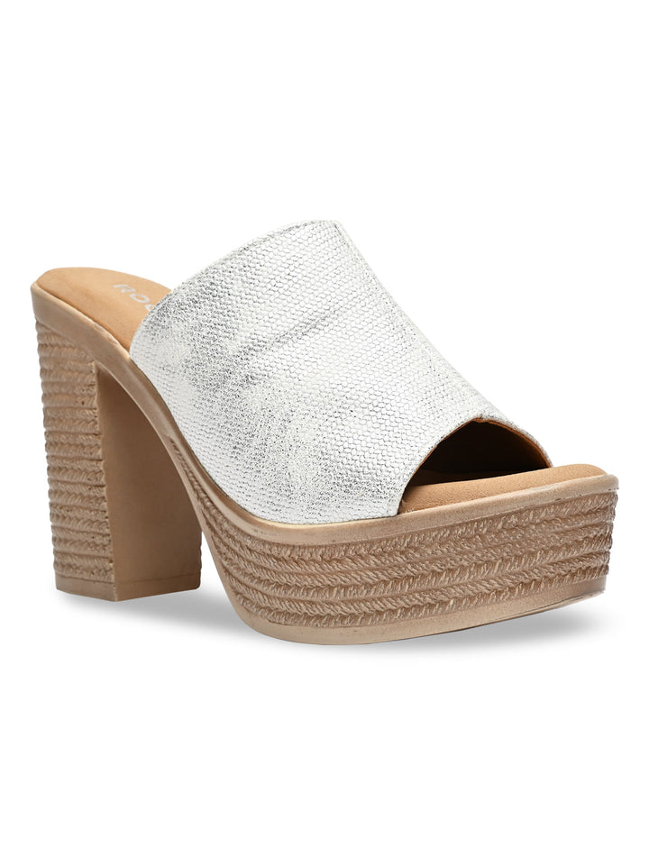 Rocia By Regal White Women High Block Heels