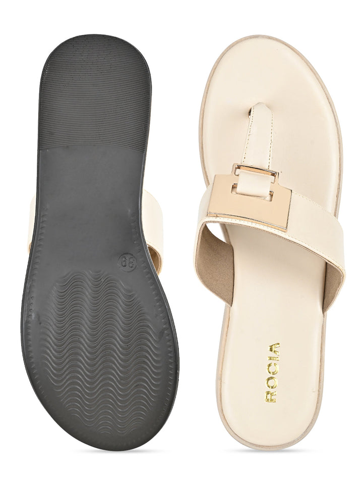 Rocia By Regal Beige Women Casual Wedge Sandals