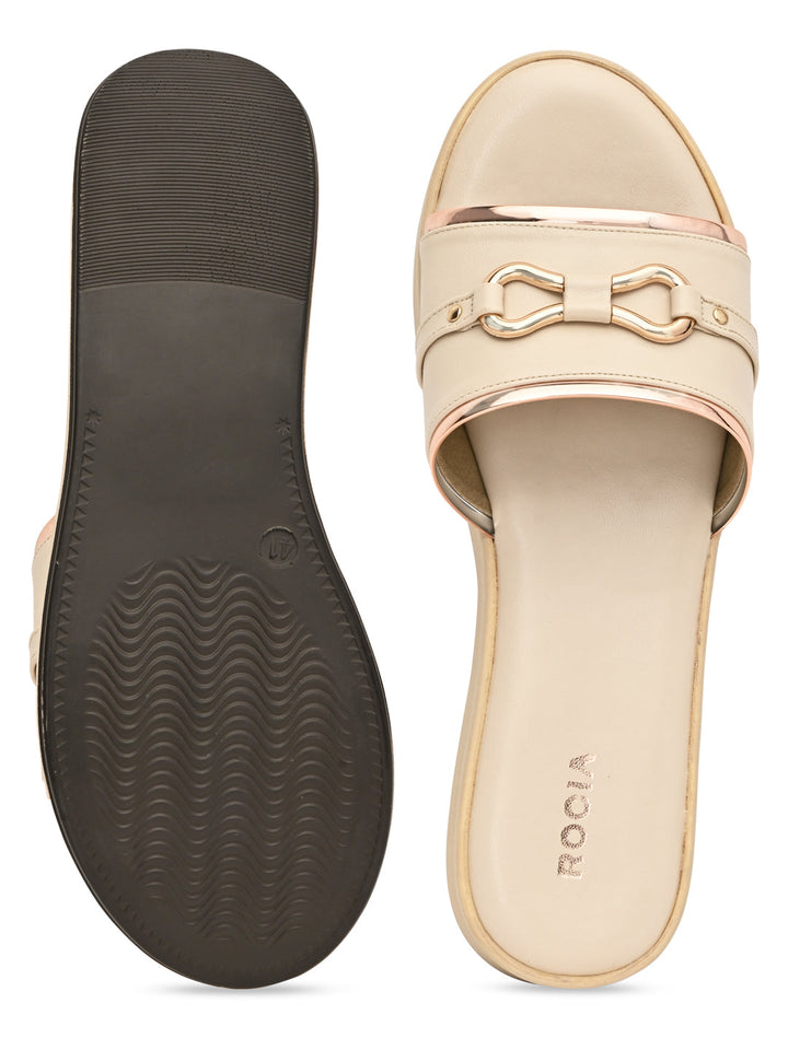 Rocia By Regal Beige Women Casual Wedges