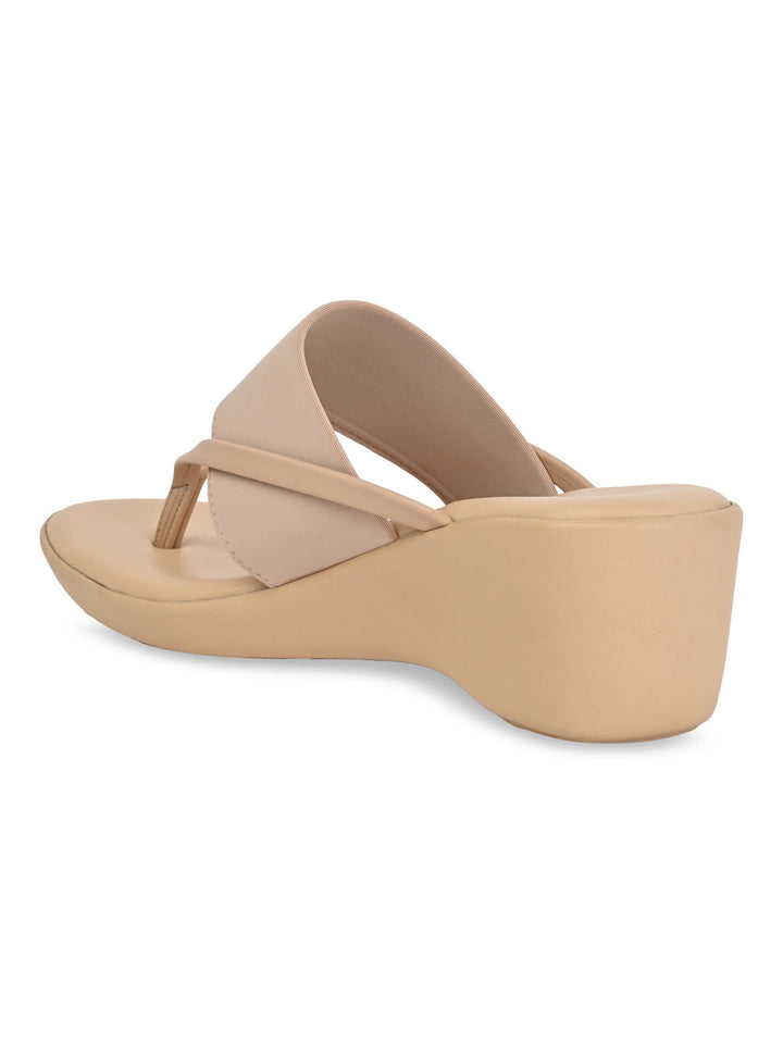 Rocia By Regal Beige Women Casual Wedges
