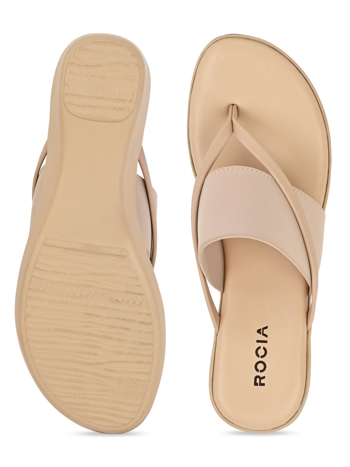 Rocia By Regal Beige Women Casual Wedges