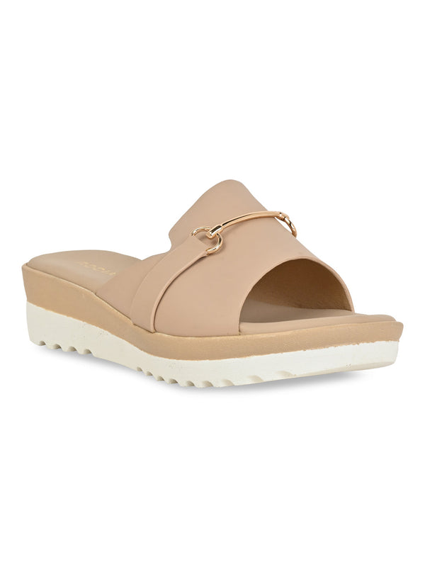 Rocia By Regal Beige Women Casual Wedges